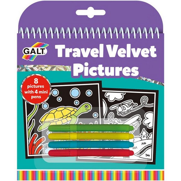 Продукт Galt Toys - Книжка за път за оцветяване с кадифе - 0 - BG Hlapeta
