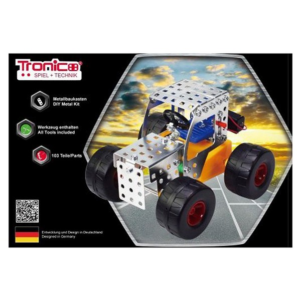 Продукт Tronico Silver Serie Трактор - Метален конструктор 103 части - 0 - BG Hlapeta