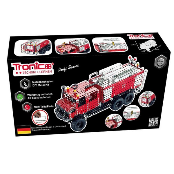 Продукт Tronico Profi Serie Пожарникарски камион - Метален конструктор - 0 - BG Hlapeta