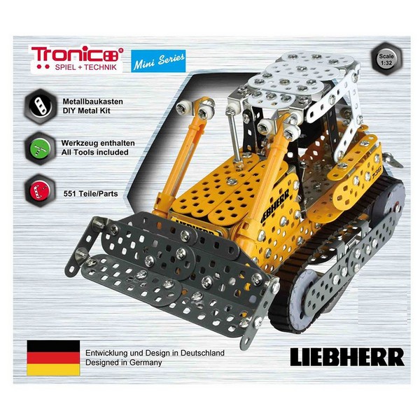 Продукт Tronico Mini Serie LIEBHERR Булдозер - Метален конструктор  - 0 - BG Hlapeta