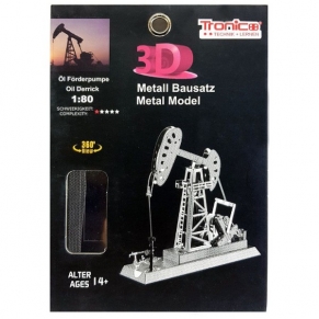 Tronico Нефтена помпа -  3D метален пъзел
