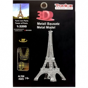 Tronico Айфеловата кула - 3D метален пъзел