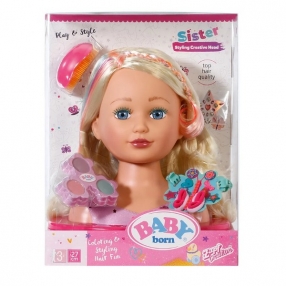 Zapf Creation BABY Born - Глава за грим и прически