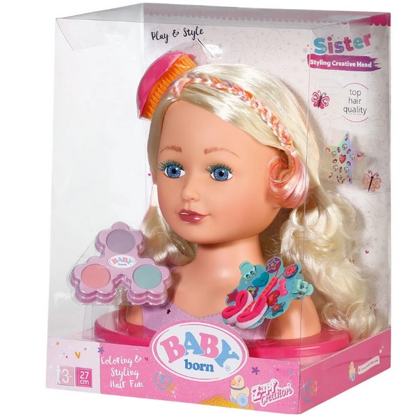 Продукт Zapf Creation BABY Born - Глава за грим и прически - 0 - BG Hlapeta