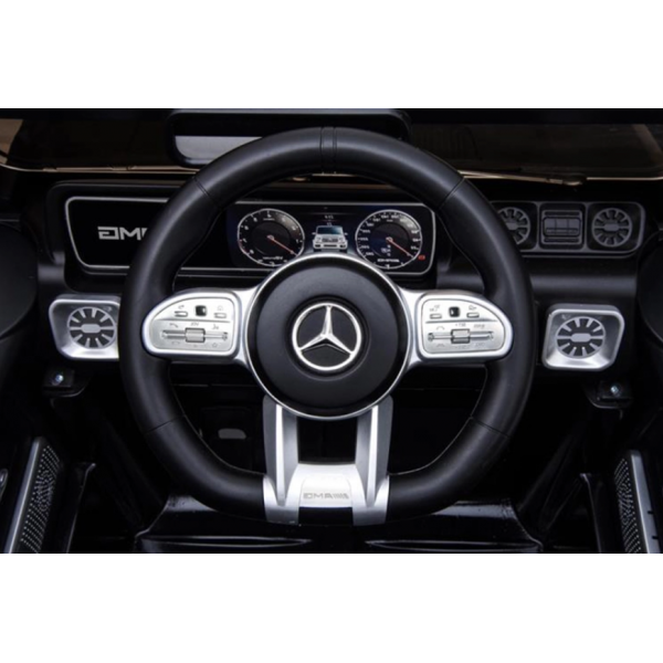Продукт Акумулаторен джип  Mercedes G63 AMG Facelift 12V с меки гуми и кожена седалка  - 0 - BG Hlapeta