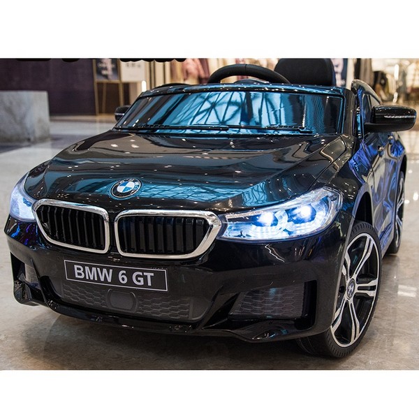 Продукт Акумулаторна кола BMW 6 GT,12V с меки гуми с кожена седалка  - 0 - BG Hlapeta