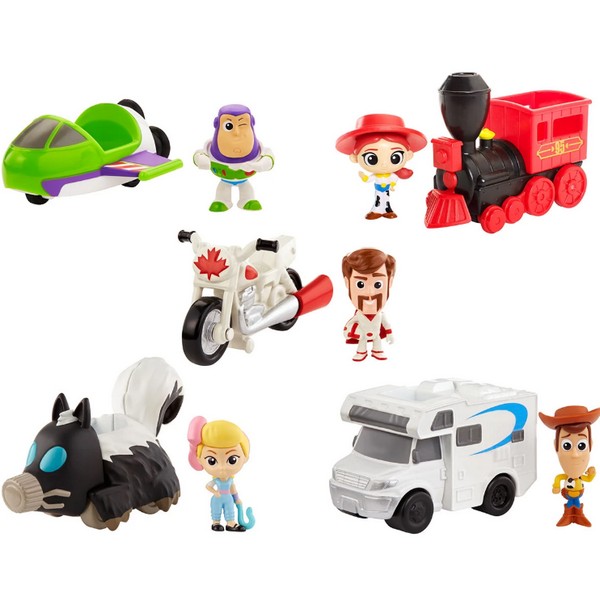 Продукт Mattel - Играта на играчките 4 - Малка фигурка с превозно средство, асортимент - 0 - BG Hlapeta