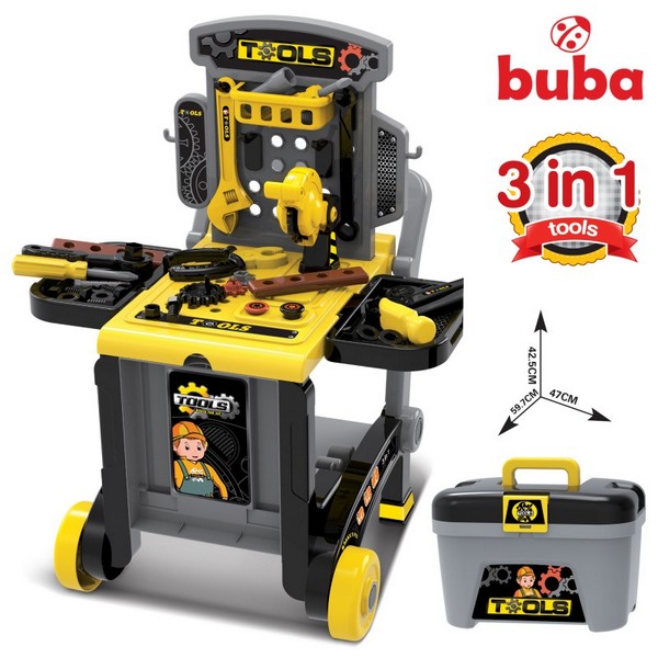 Продукт Buba Deluxe tool set - Детски комплект с инструменти Куфар - 0 - BG Hlapeta