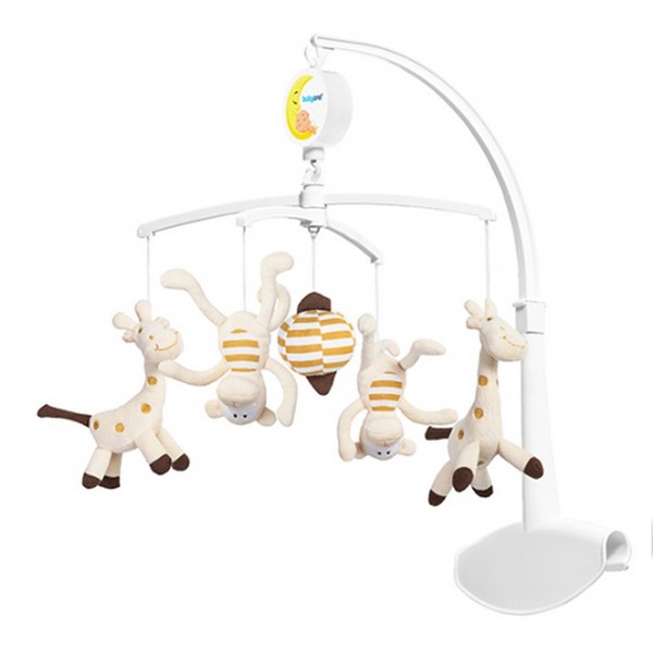 Продукт Babyono - Въртележка за кошара жирафи и маймунки - 0 - BG Hlapeta