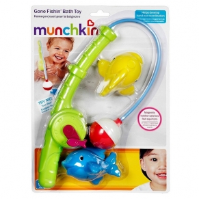Munchkin-Въдица с рибки за баня