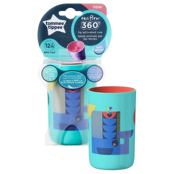 Продукт Tommee Tippee - Неразливаща се преходна чаша 360° 250ml. 12м+ - 0 - BG Hlapeta