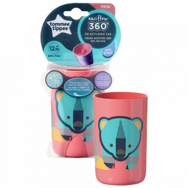 Продукт Tommee Tippee - Неразливаща се преходна чаша 360° 250ml. 12м+ - 0 - BG Hlapeta
