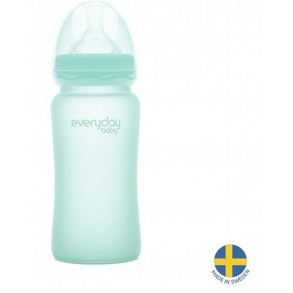 Продукт Everyday baby - Стъклено шише с противоударно покритие - 0 - BG Hlapeta