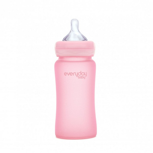 Продукт Everyday baby - Стъклено шише с противоударно покритие - 0 - BG Hlapeta