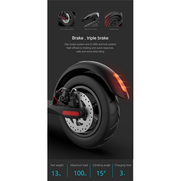 Продукт Well - Електрически скутер X7 (черен) 350W 8.5 инча 6.4Ah Panasonic изваждаема батерия - 0 - BG Hlapeta