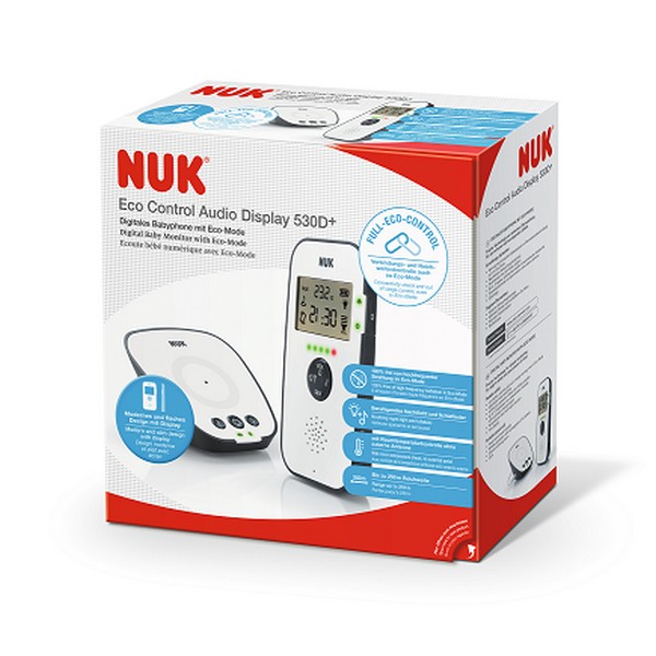 Продукт NUK Eco Control Audio Display 530D - бебефон - 0 - BG Hlapeta