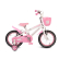 Moni - Детски велосипед 14" със светеща рамка 2