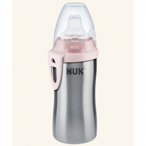 NUK Active Cup - Термо 215мл , силиконов накрайник, 12+ мес.