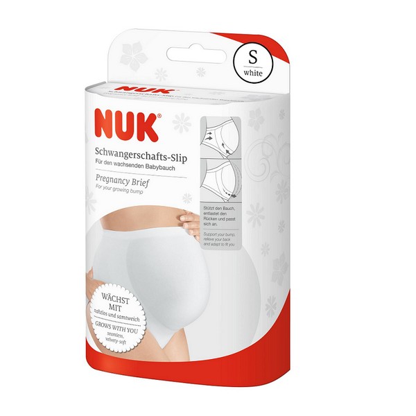 Продукт NUK - Колан за бременни бял, размер S - 0 - BG Hlapeta