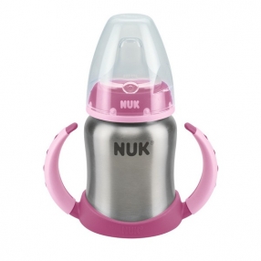NUK First Choice - Шише от неръждаема стомана 125мл. термо 6+ мес.