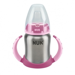 NUK First Choice - Шише от неръждаема стомана 125мл. термо 6+ мес.