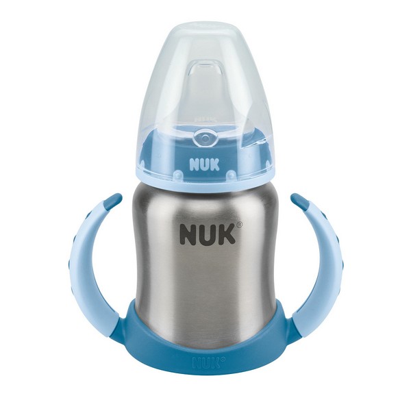 Продукт NUK First Choice - Шише от неръждаема стомана 125мл. термо 6+ мес. - 0 - BG Hlapeta