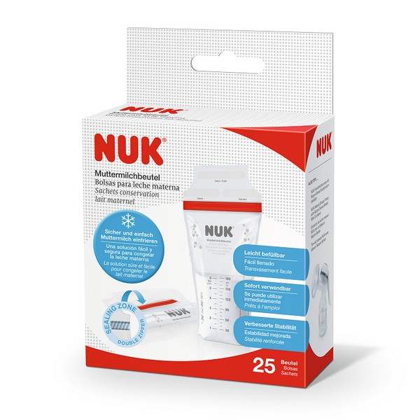 Продукт NUK - Пликчета за кърма, 25 бр. - 0 - BG Hlapeta
