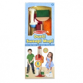 Melissa and Doug - Дървен детски комплект за почистване