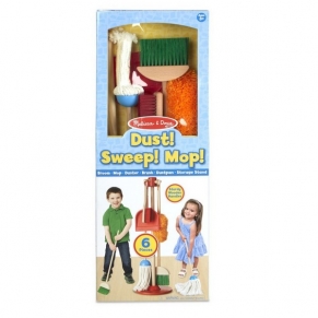 Melissa and Doug - Дървен детски комплект за почистване