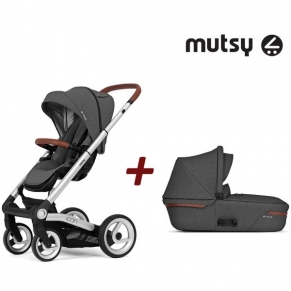 Mutsy Icon - Пакет Шаси Icon Standard + Кош За Новородено И Седалка Mutsy Icon VISION 