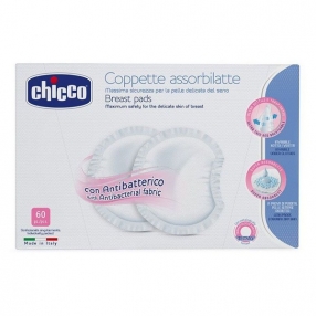 CHICCO - Антибактериални подплънки за кърмачки 60 бр.