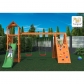 Продукт Fungoo FLEPPI - дървена детска площадка с пързалка и люлки - 4 - BG Hlapeta