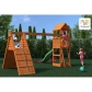 Продукт Fungoo FLEPPI - дървена детска площадка с пързалка и люлки - 2 - BG Hlapeta