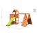 Fungoo FLUPPI - дървена детска площадка с пързалка и люлки 3
