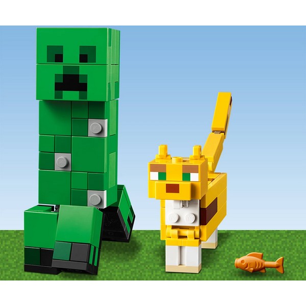 Продукт LEGO Minecraft™ - BigFig Creeper™ и оцелот - 0 - BG Hlapeta