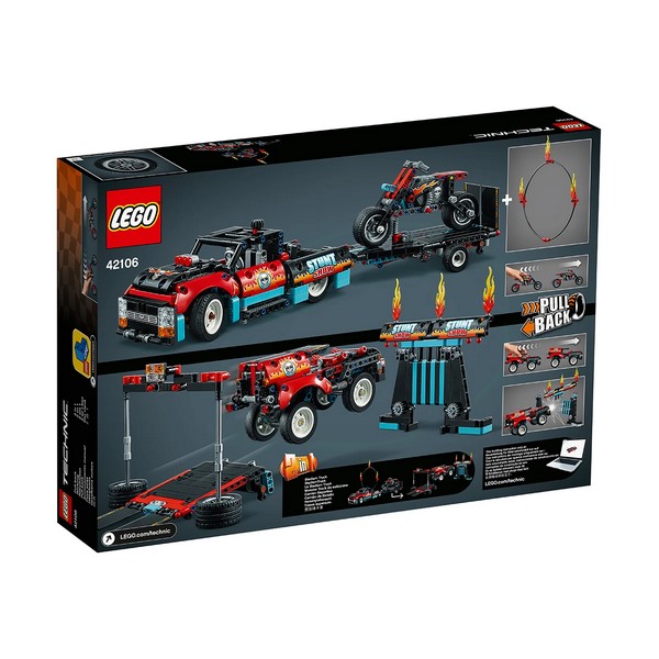 Продукт LEGO Technic - Камион и мотоциклет за каскади - 0 - BG Hlapeta