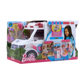Barbie Мобилна клиника - игрален комплект с линейка
