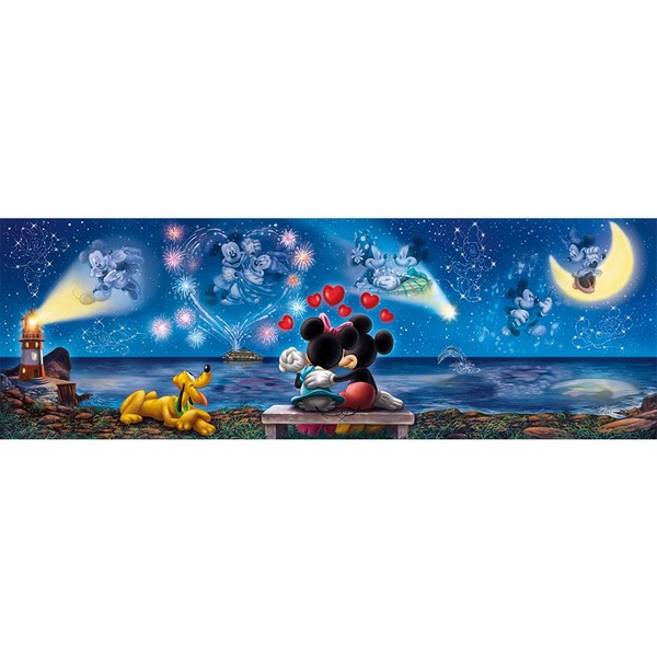 Продукт CLEMENTONI - Пъзел High Quality Collection Panorama Disney Mickey and Minnie 1000ч.  - 0 - BG Hlapeta