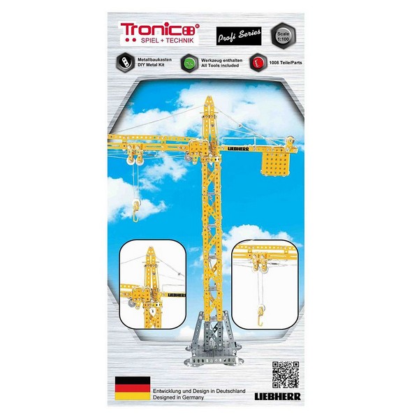 Продукт Tronico Profi Serie Liebherr Tower Crane Кран - Метален конструктор - 0 - BG Hlapeta