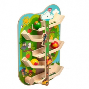 LUCY&LEO В гората - Дървена интерактивна играчка за стена