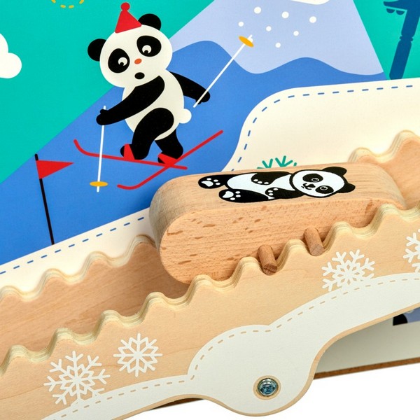 Продукт LUCY and LEO Зимно приключение - Дървена интерактивна играчка за стена - 0 - BG Hlapeta