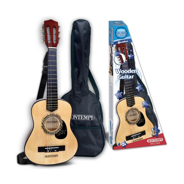 Продукт Bontempi - Класическа дървена китара с презрамка 75см. - 0 - BG Hlapeta