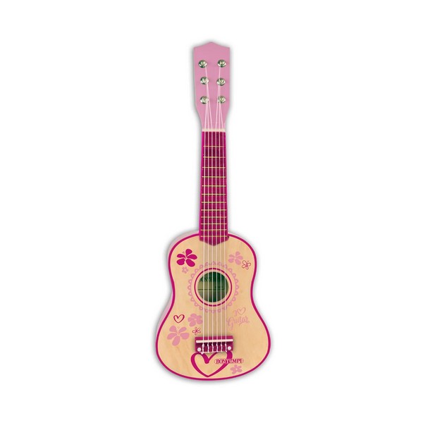 Продукт Bontempi - Класическа дървена китара за момиче 55см. - 0 - BG Hlapeta