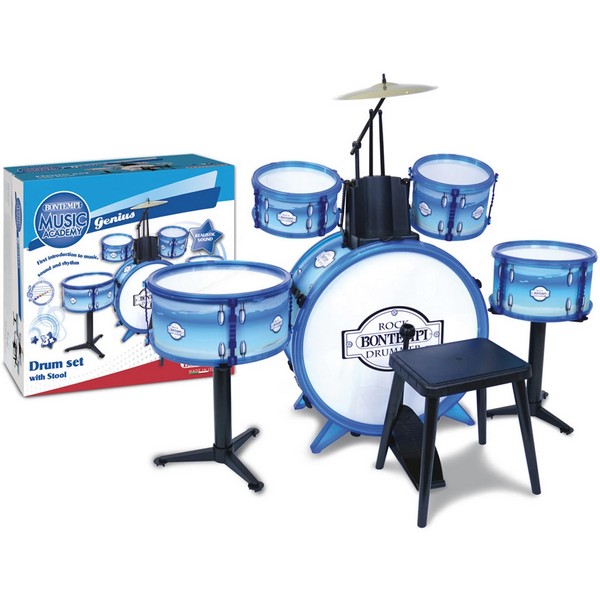 Продукт Bontempi - Комплект 6 броя барабани със стол - 0 - BG Hlapeta