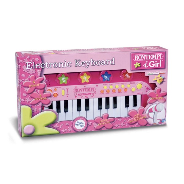 Продукт Bontempi - Електронен синтезатор с 24 клавиша и микрофон - 0 - BG Hlapeta