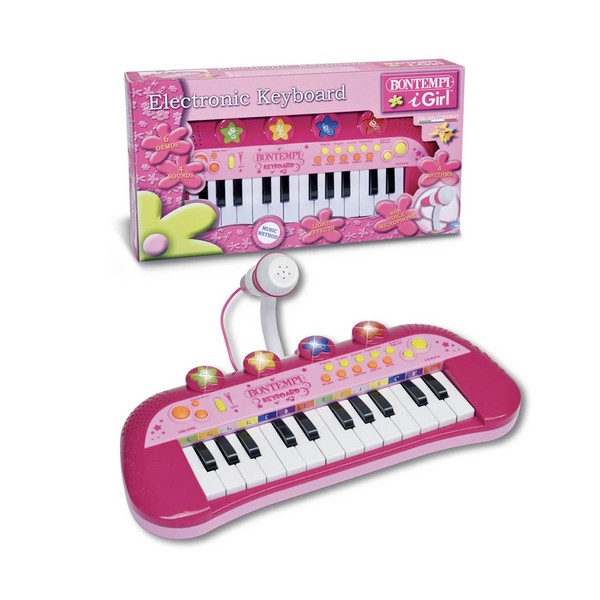 Продукт Bontempi - Електронен синтезатор с 24 клавиша и микрофон - 0 - BG Hlapeta