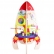 Classic world - Детска дървена играчка ракета 3