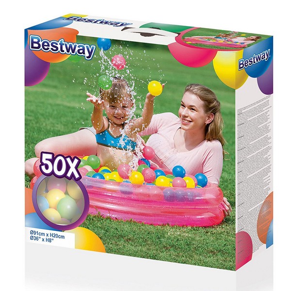Продукт Bestway - Детски надуваем басейн с 50 топки  - 0 - BG Hlapeta