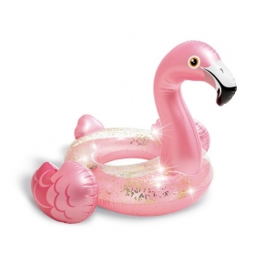  INTEX - Детски надуваем пояс Фламинго с брокат