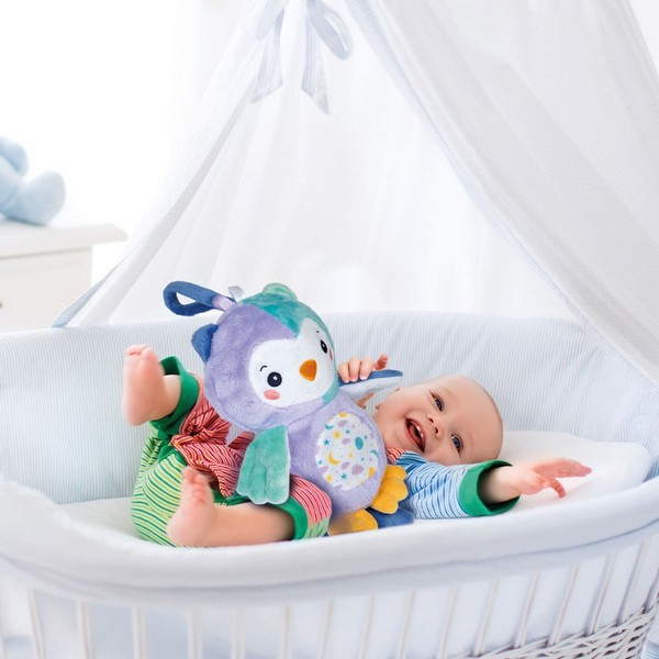 Продукт CLEMENTONI BABY - Плюшено бухалче със светещо коремче  - 0 - BG Hlapeta